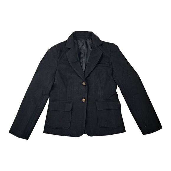 Black Single Breasted Blazer Jacket Size S Soft Tailored Career Dressy - Picture 2 of 8